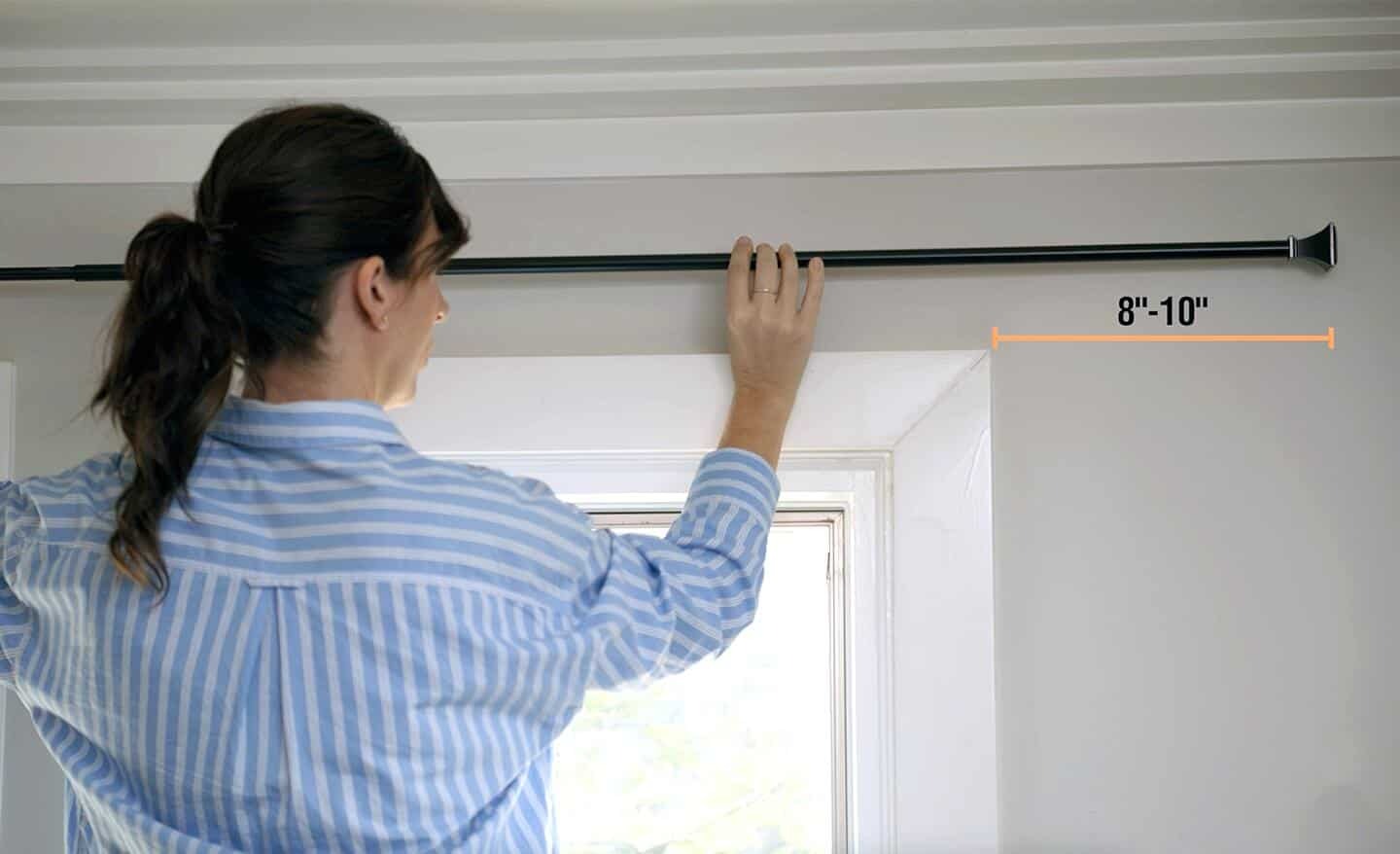 نصب و اندازه گیری میله پرده