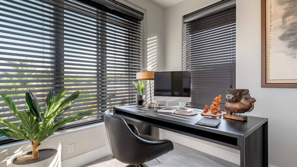 پرده کرکره‌ ای فلزی و چوبی؛ انتخابی رسمی و شیک در فضای اداری