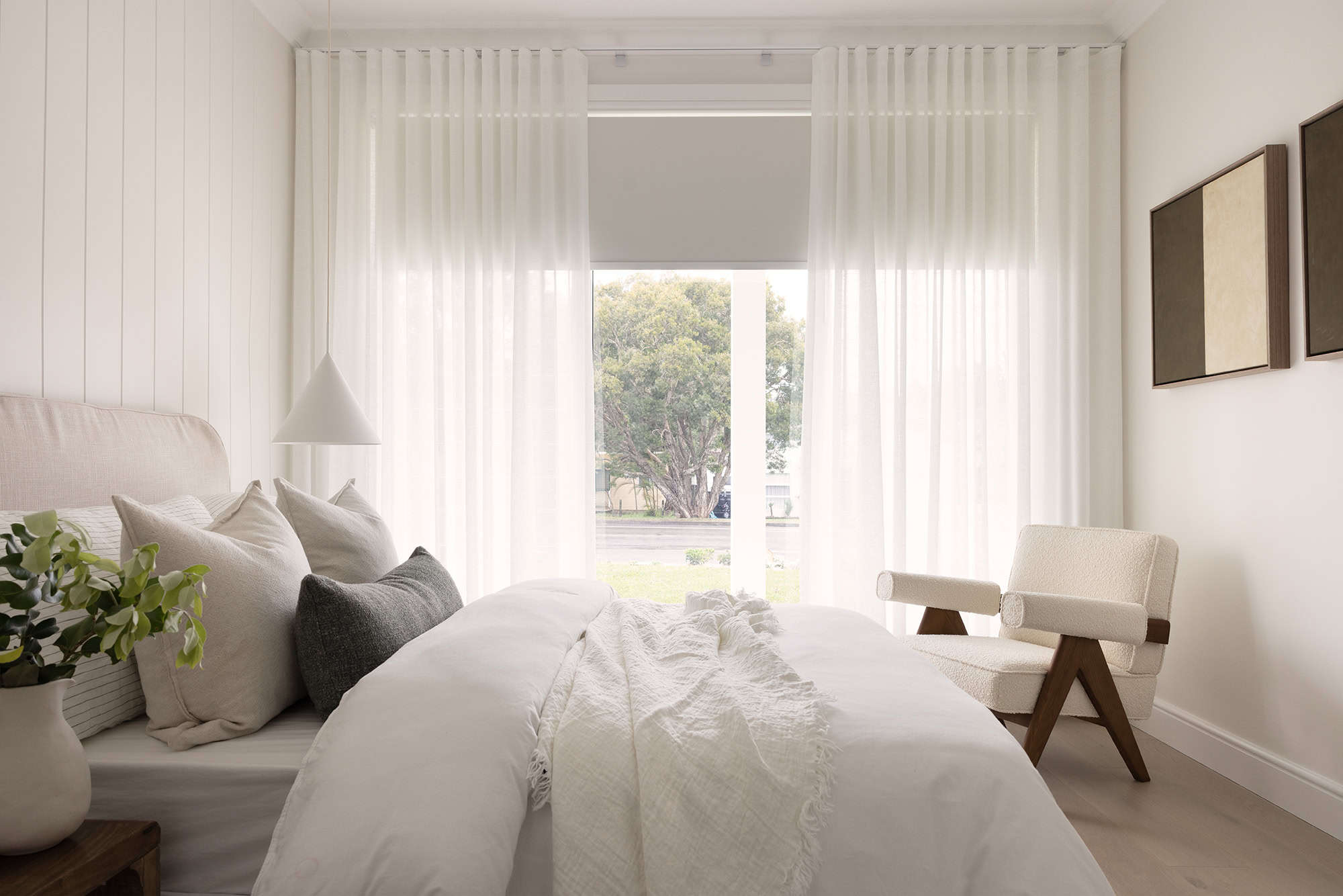 پرده مینیمال اتاق خواب