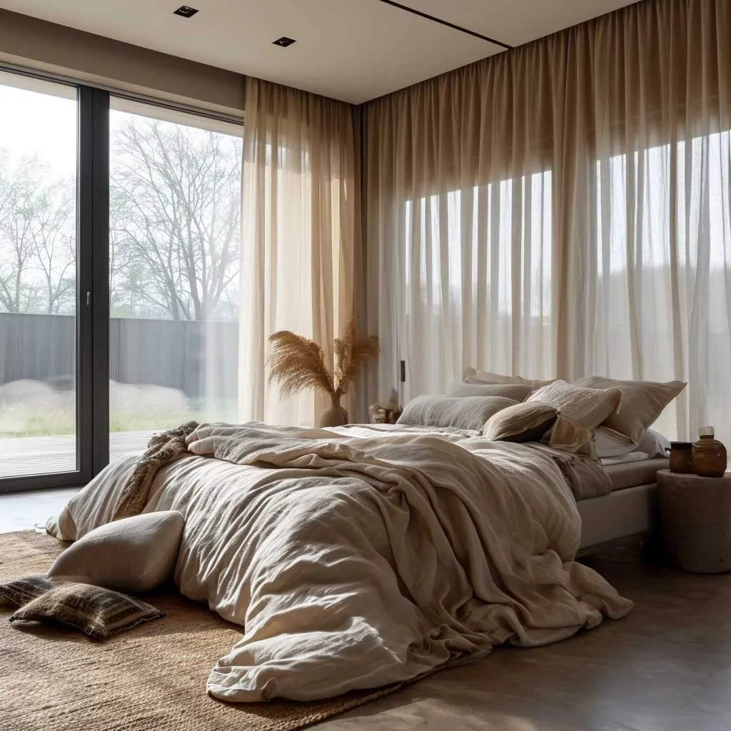 مدل پرده مینیمال حریر