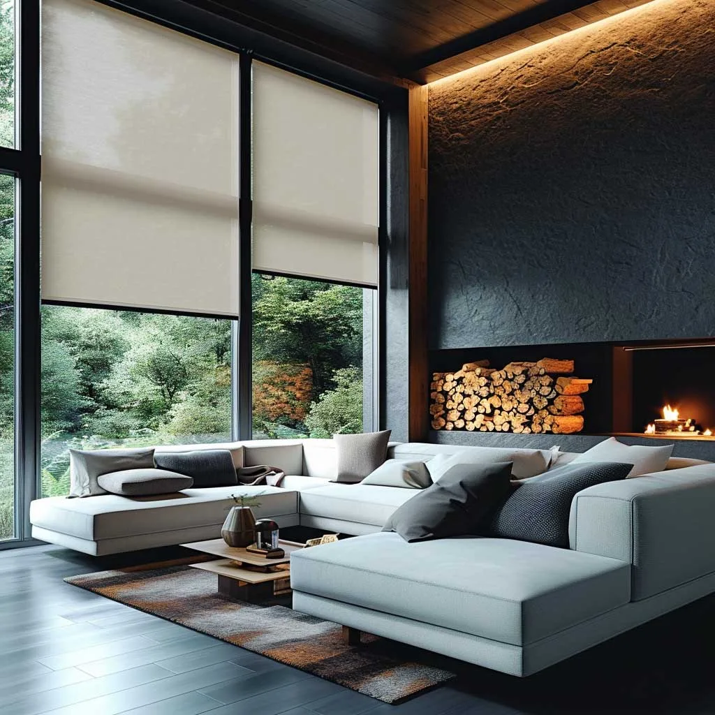 مدل پرده مینیمال در زراحی داخلی؛ پرده شید