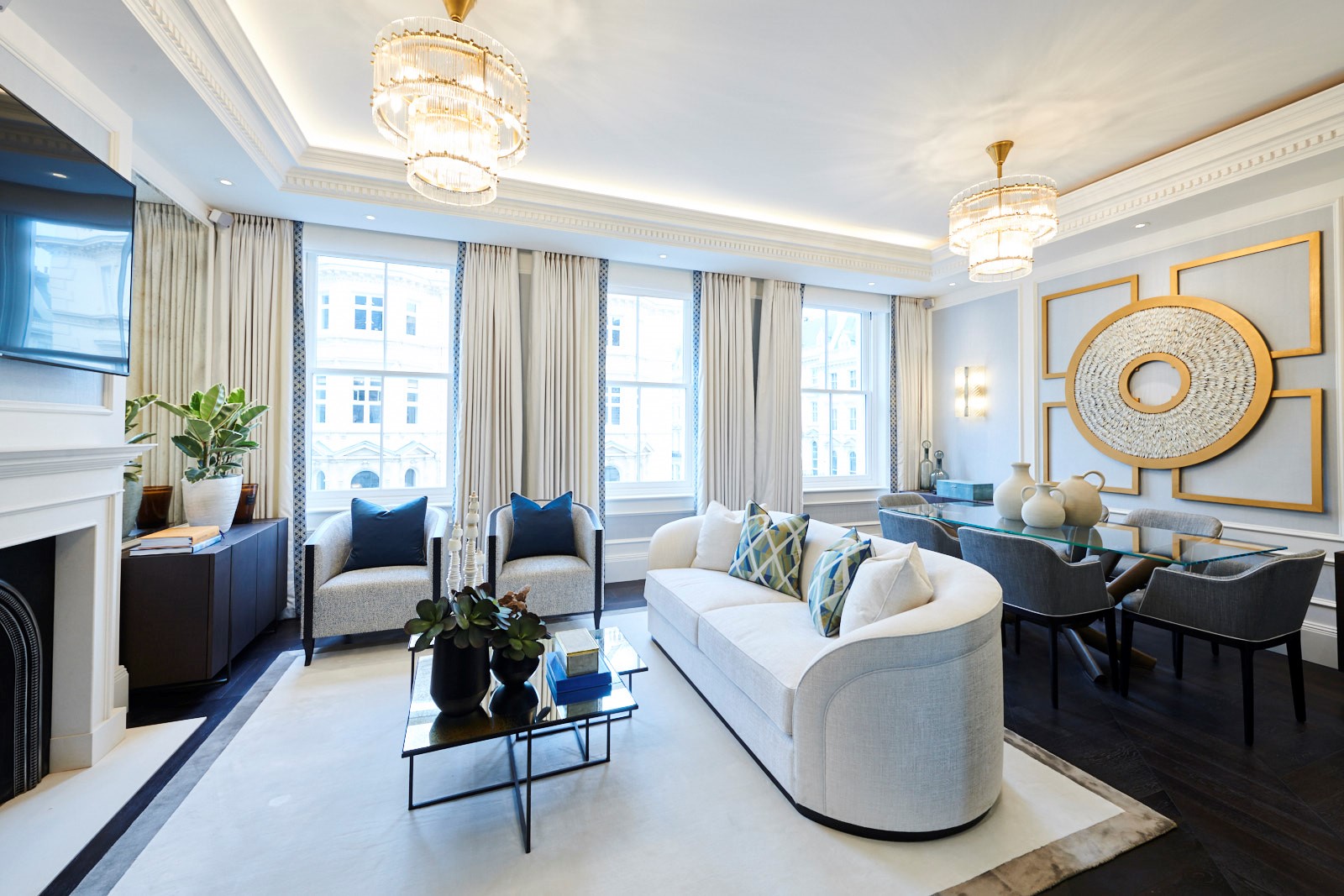 پرده هتلی شیک