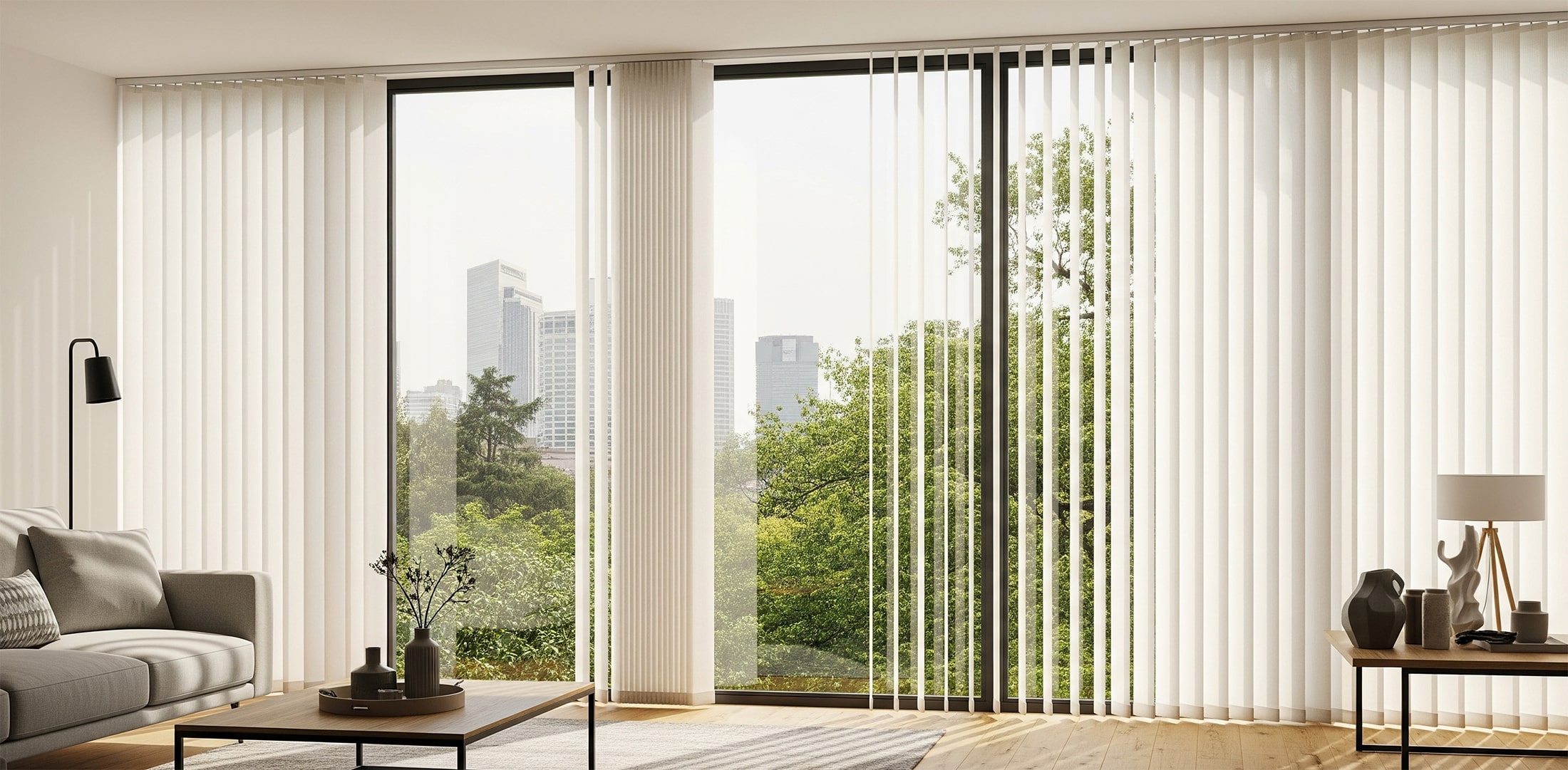 پرده ورتیکال مینیمال در دکوراسیون