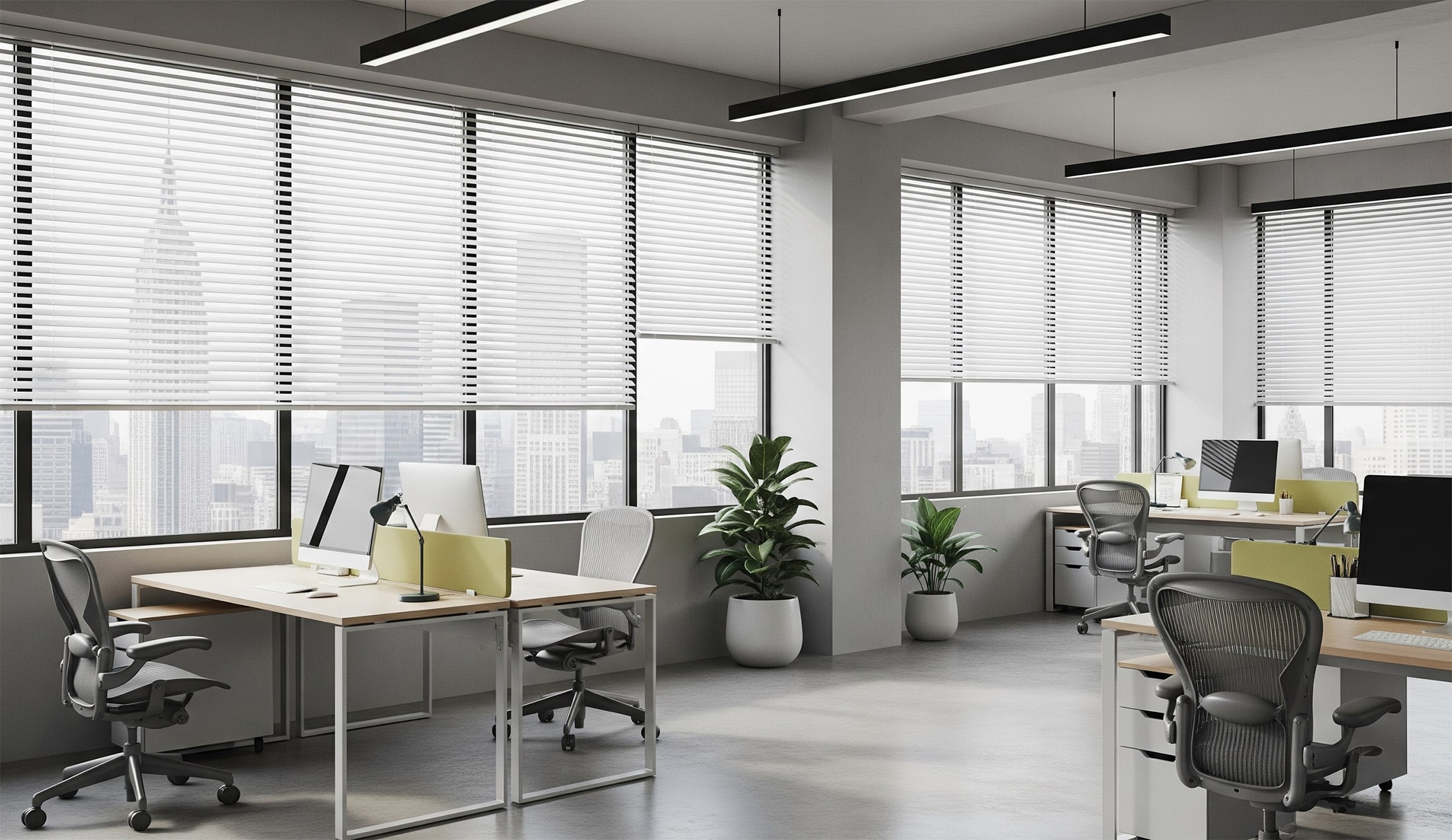 رنگ مناسب پرده کرکره ای اداری